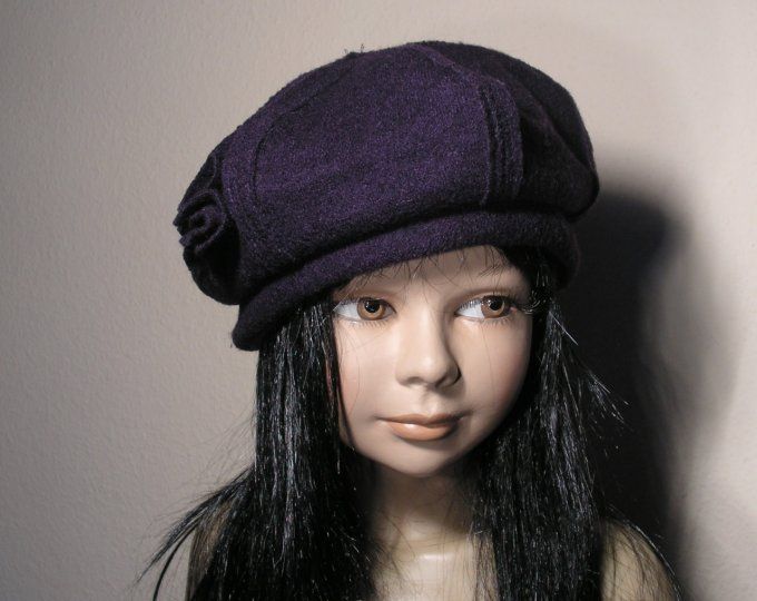 H toque 14-5013 et béret 14-5000 violine