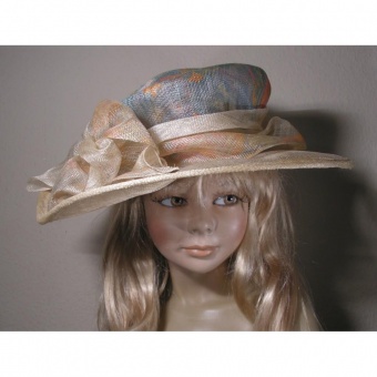 chapeau noeud pastel