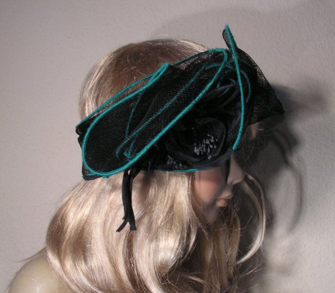 bandeau CORA et BELLA noir/vert