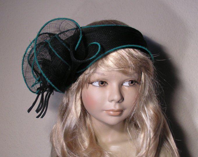 bandeau CORA et BELLA noir/vert