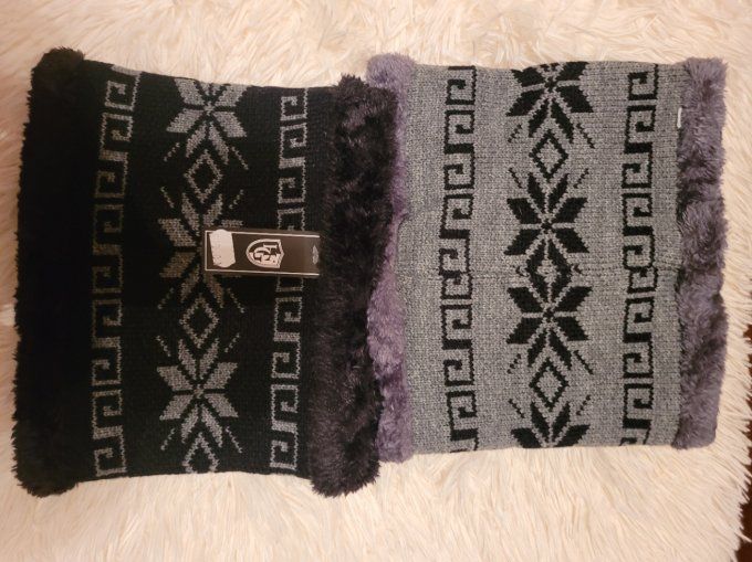 tour de cou uni ou patchwork