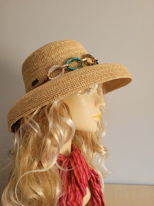  CANDIDA raphia crochet fino et ORIANA crochet 