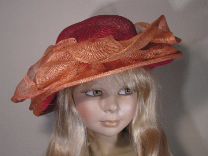 charlotte DX 163 marron et 13-2430C gris acier eet JN saumon fuschia