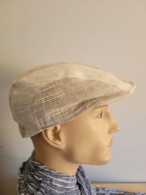 Casquette  CIRELLO RIGA lin naturel
