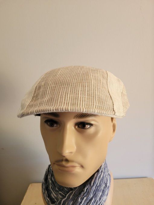 Casquette  CIRELLO RIGA lin naturel