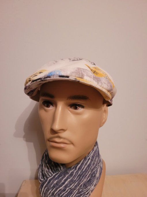 Casquette DOLOMITES new blanc + MILANO funny patch navy + VERONA MUSIC noir