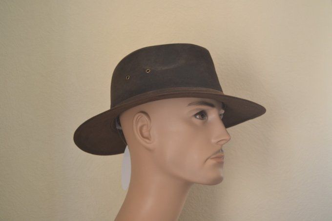 chapeau cuir FLINDER 