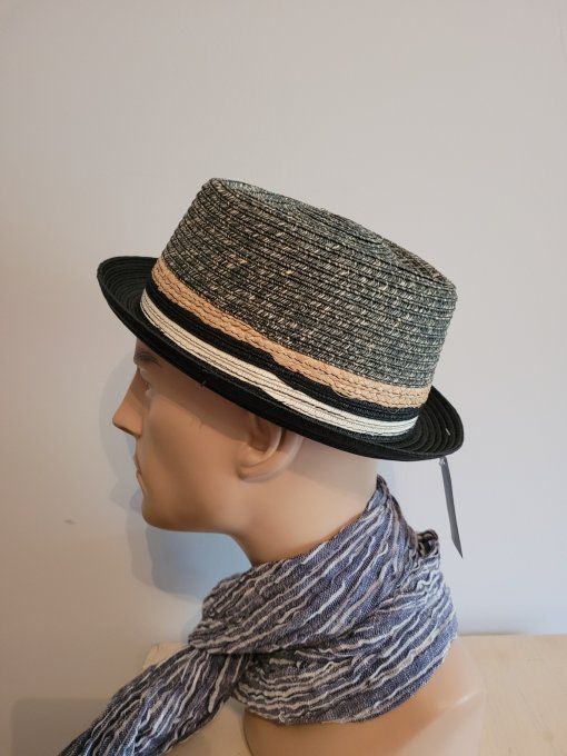 chapeau JONES  noir/steppe et noir/miel