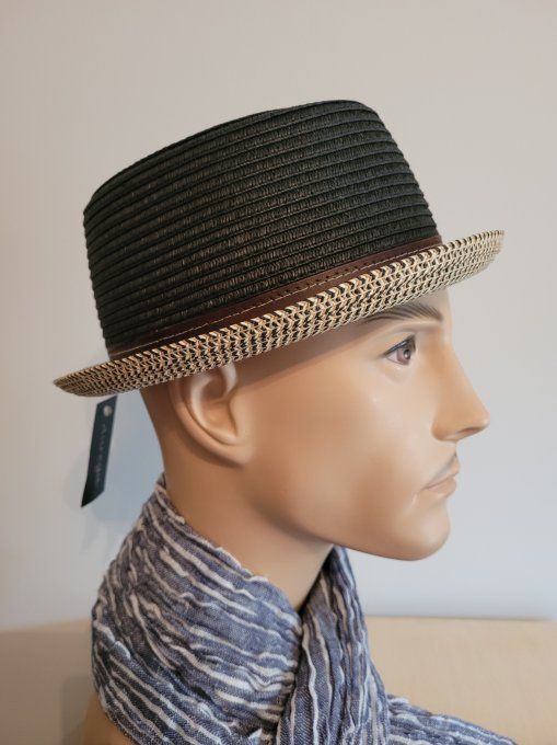 chapeau JONES  noir/steppe et noir/miel