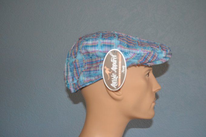 Casquette MADRAS  bleu et SPEED ALTARI gris