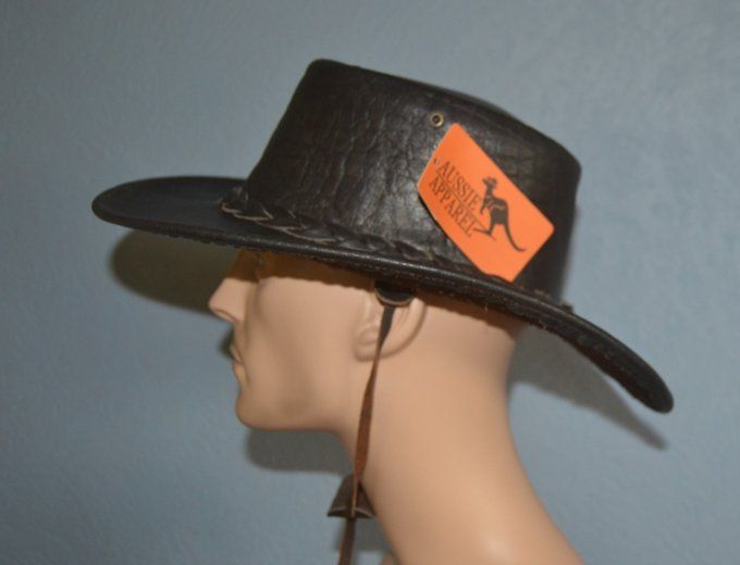 chapeau MAHISA cuir et BRONCO cuir