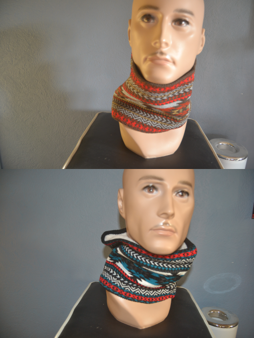 tour de cou uni ou patchwork