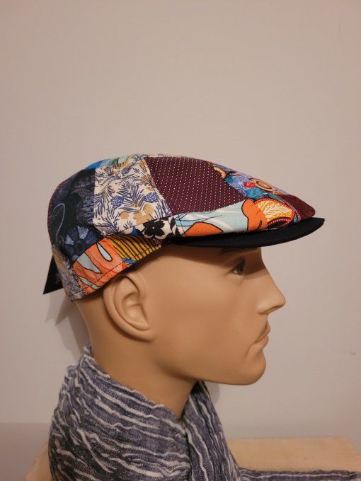 Casquette DOLOMITES new blanc + MILANO funny patch navy + VERONA MUSIC noir