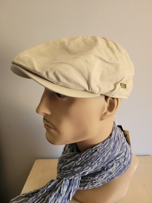 casquette MILANO coton délavé thym + brique + sable 