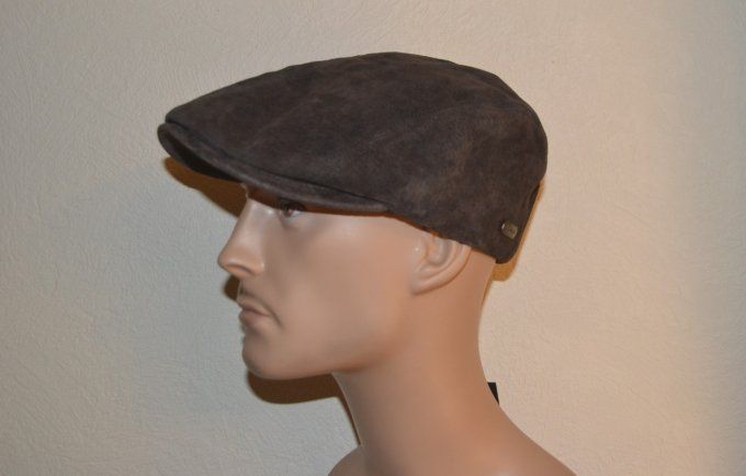 casquette NAPOLI cuir vieilli